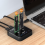 Carcasă SSD M.2 NVMe/AHCI cu două compartimente, USB 3.0 Tip-C, priză UE 2