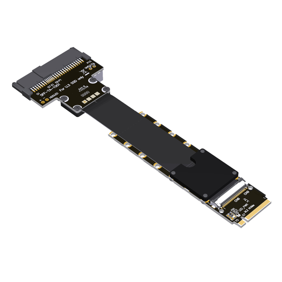 F47sm M.2 Nvme To U.3 Ssd Extension Cable Pcie 5.0 50Cm 4713552750571
