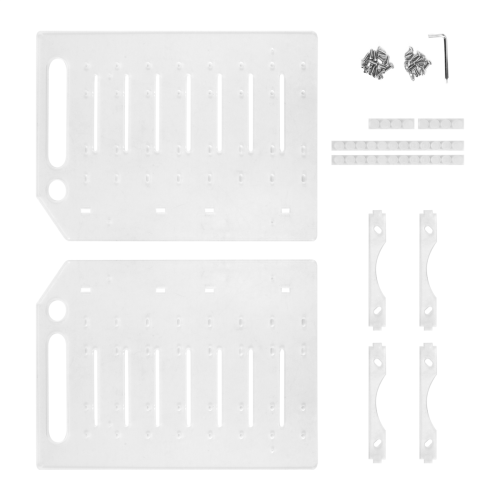 3.5 Inch Desktop Hard Disk Rack Transparent Acrylic 8 layer 2