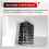 3.5 Inch Desktop Hard Disk Rack Transparent Acrylic 8 layer 6