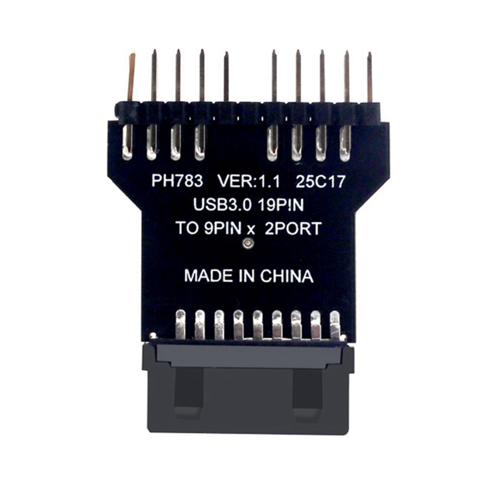 Motherboard Usb3.0 19Pin To 2-Port Usb2.0 9Pin Converter Adapter 4713552750601