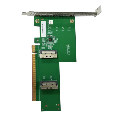 Κάρτα MCIO Split PCIe 5.0 8x16x σε βάση 2xMCIO8I 6PIN 2