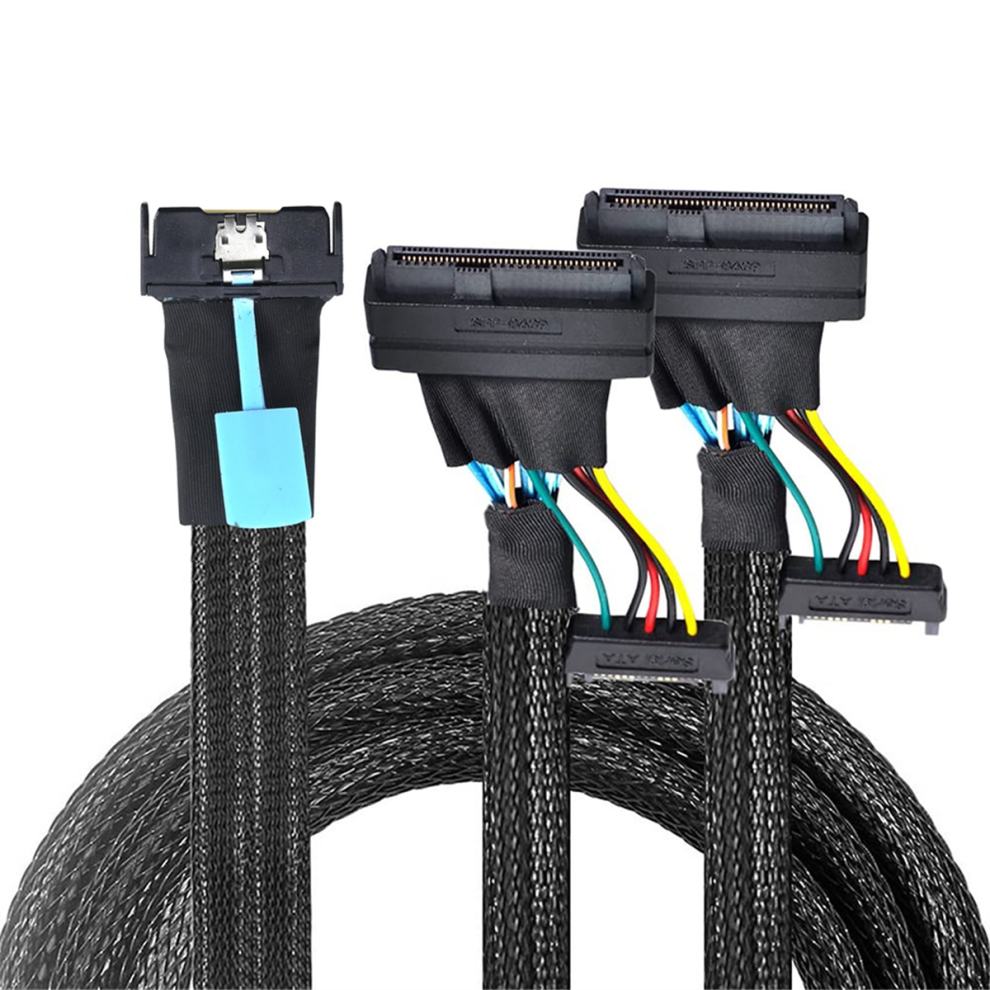 Sas Mcio 8I 74P To 2XSff 8639+15P Adapter Cable 0.8M 4713552749810