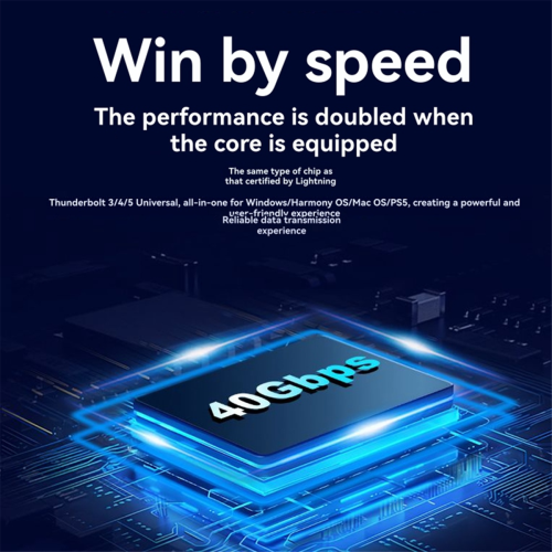 Carcasă SSD NVME M.2 USB4 de 40 Gbps cu ventilator de răcire 2