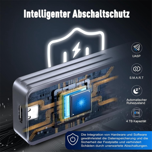 Carcasă SSD M.2 NVMe USB 3.1 10 Gbps 2