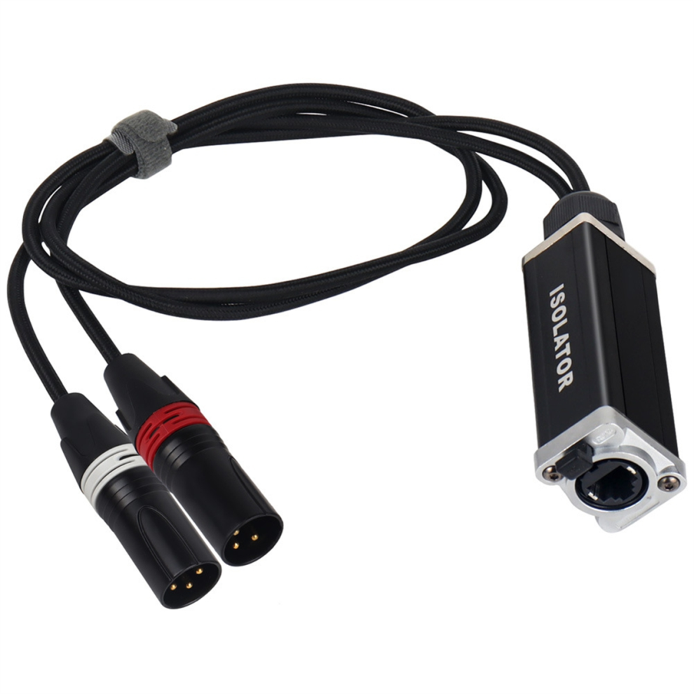 2 Channel Xlr To Rj45 Ethernet Extender Male 3Pin 4713552750915