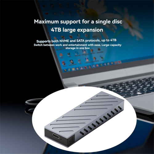 Carcasă SSD M2, adaptor NVMe/SSD, 10 Gbps 1