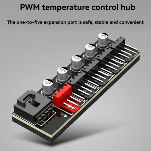 Stationær pc-køler, køleblæserhub, PWM-splittercontrolleradapter 1