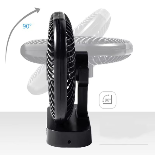 Magnetic USB Fan with Three Speed Timing Function Silent Black 2