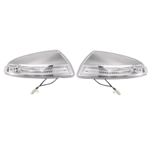 1 par de luces indicadoras de señal de giro para espejo lateral de puerta