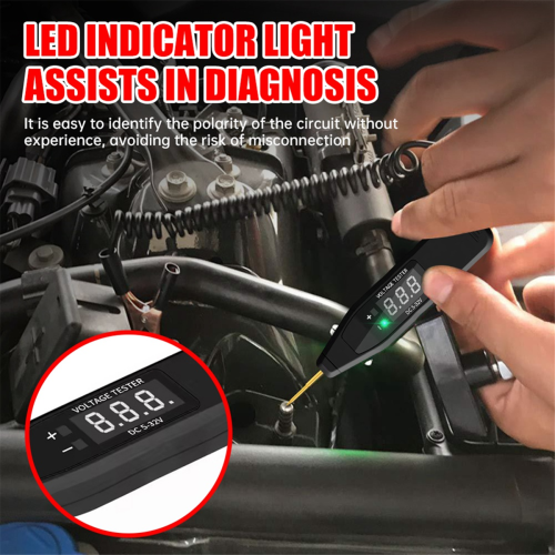 Car Electrical Circuit Test Pen Digital Voltage 2