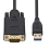 1,8m kabel USB 3.0 na VGA, adaptér USB 3.0 samec na VGA samec 3