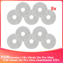 Pack of 10 Mop for / X10+ Vacuum Robot, Washable