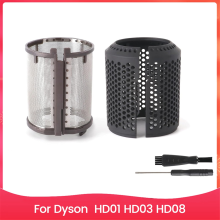 Filtre intérieur et cage de filtre extérieur pour sèche-cheveux HD01 HD03 B