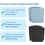 4PCS Replacement Carbon Filter for Halmilton Beach TrueAir 2