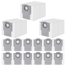 Lot de 15 sacs à poussière pour Saros 10R/P10/P10S Pro/Qrevo