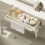 Kitchen Sink Organizer Rack,Self-Draining Shelf for Sponge B 4