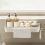 Kitchen Sink Organizer Rack,Self-Draining Shelf for Sponge B 5