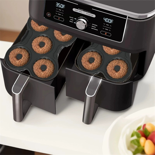 Silikonform för munkar i airfryer, munkar för 2 st 2