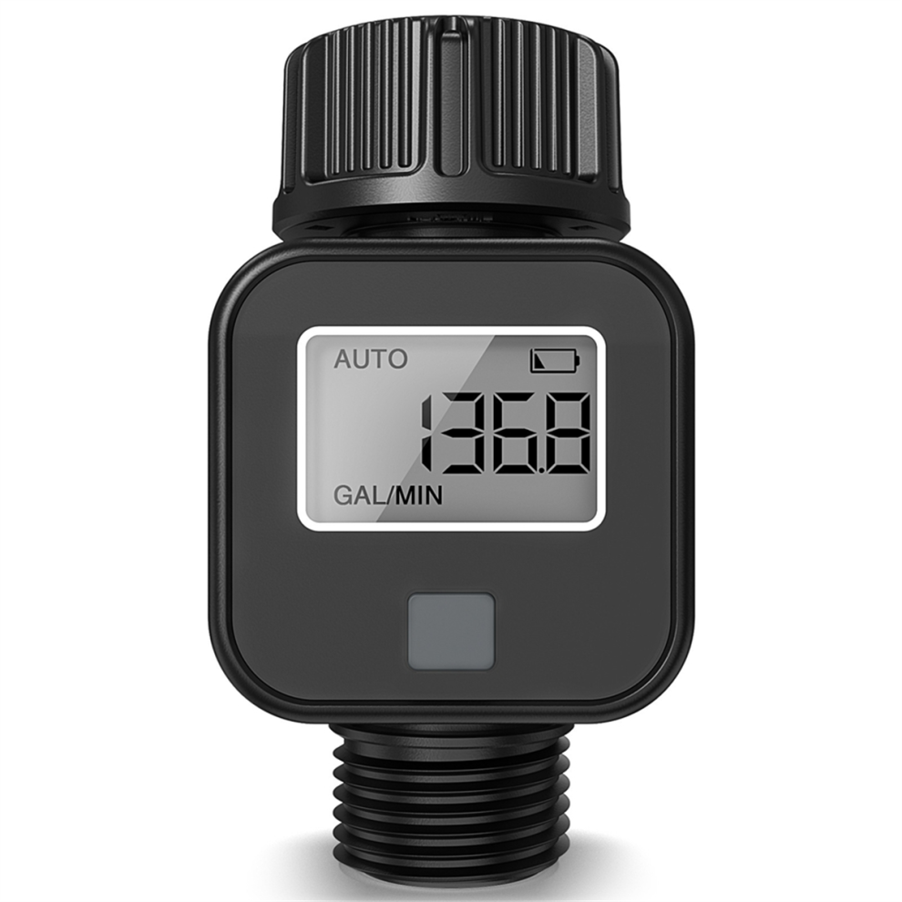 Digital Water Flow Meter Ipx5 Measure Water Consumption And Flow Rate 4713648093223
