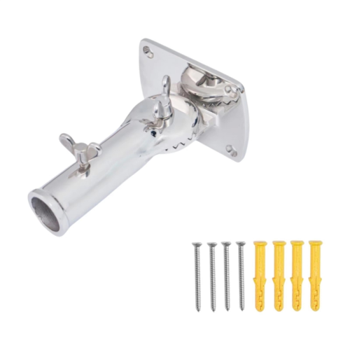 Flag Pole Holder High Strength Solid Mounting Base Stand Mount
