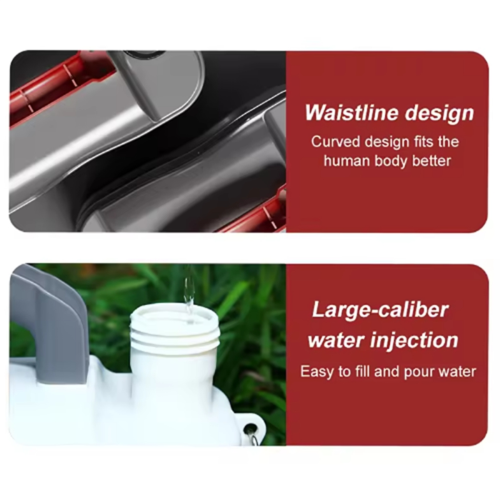 Shoulder Style Electric 5L Watering Can Rechargeable White 2