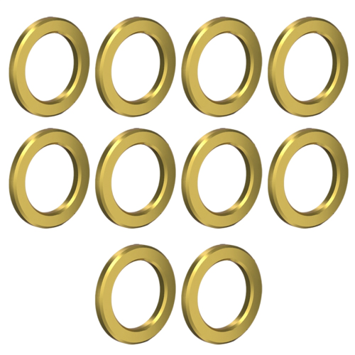 10 τεμάχια πλυντήριο τιτανίου ποδηλάτου M6 Universal Golden