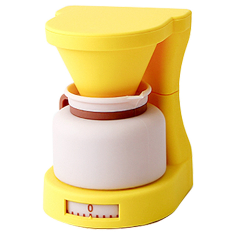 Cute Mechanical Kitchen Timer Countdown Tool Yellow