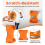 Handheld Leaf Blower Hanger, 1Pack Blower Rack for Garage Wall, 3