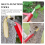 2Pcs Bark Removal Tool Bark Peeler for Grafting Girdling Woodworking 3