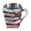 3D-bogstak kaffekrus, malet bogkrus, samlingsgaver 3