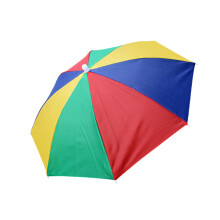 Fishing Umbrella Hat for Lightweight Sun Protection, Adjustable Size, Ideal for Gardening, Hiking, Camping, and Travel