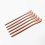 24Pcs Rose Gold Dinnerware Set Stainless Steel Tableware Set 6