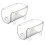 Stackable Water Bottle Holders 2Pcs Pet Storage Bins for Kitchen Refrigerator Organization Practical Drink Racks Home Supplies 1