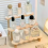 3 Tier Display Riser Stand Wooden Shelf for Perfume Organizer Perfume 3