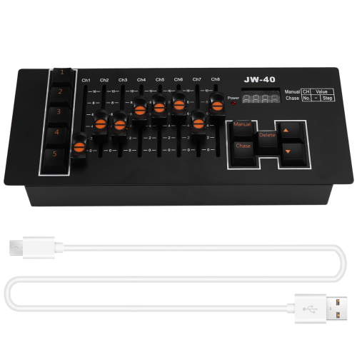 -40 Mini-konsolcontroller Scenelyscontroller til fest 2