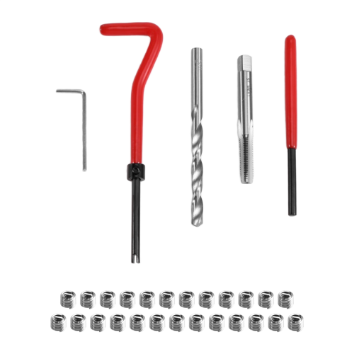 30PCS Thread Repair Kit M6x1 for Restoring Damaged Thread Spanner