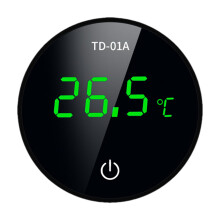 Tank Temperature Gauge for Turtle Tanks - Rechargeable Celsius Monitor with HD LED Screen for Outdoor Ponds and Refrigerators