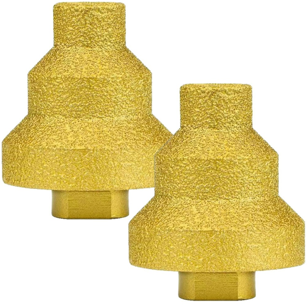 2Pcs Diamond Core Drill Bit,Diamond Step Drill Bit With Shank M14 4713648022186