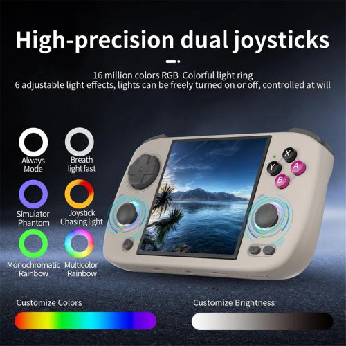 RG CubeXX Retro Handheld Game Console 3.95 Inch IPS Screen 32G Black 2