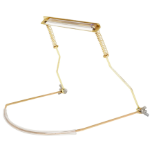 FW-5 24-hullers harmonika-stativ metalkonstruktion justerbar guld
