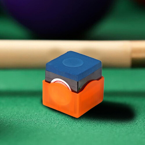 Cue Chalk Holder - 12 Pack Billiard Chalk Case, Protective Pool Chalk Storage, Professional Pocket Chalk Cap 1
