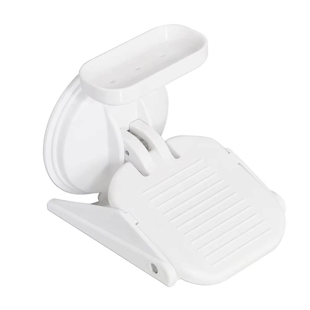 No-Drill Shower Foot Rest with Suction Cup, Pedicure Foot Rest,