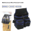 Multifunctional Tool Storage Bag Pouch Belt Electrician Toolkit,C 6