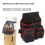 Multifunctional Tool Storage Bag Pouch Belt Electrician Toolkit,C 5