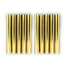 7 mm messing buisvervanging 2-1/32 inch lang, 10 stuks