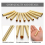 Tubo de latão de 7 mm de reposição, 2-1/32 polegadas de comprimento, pacote com 10 peças 4