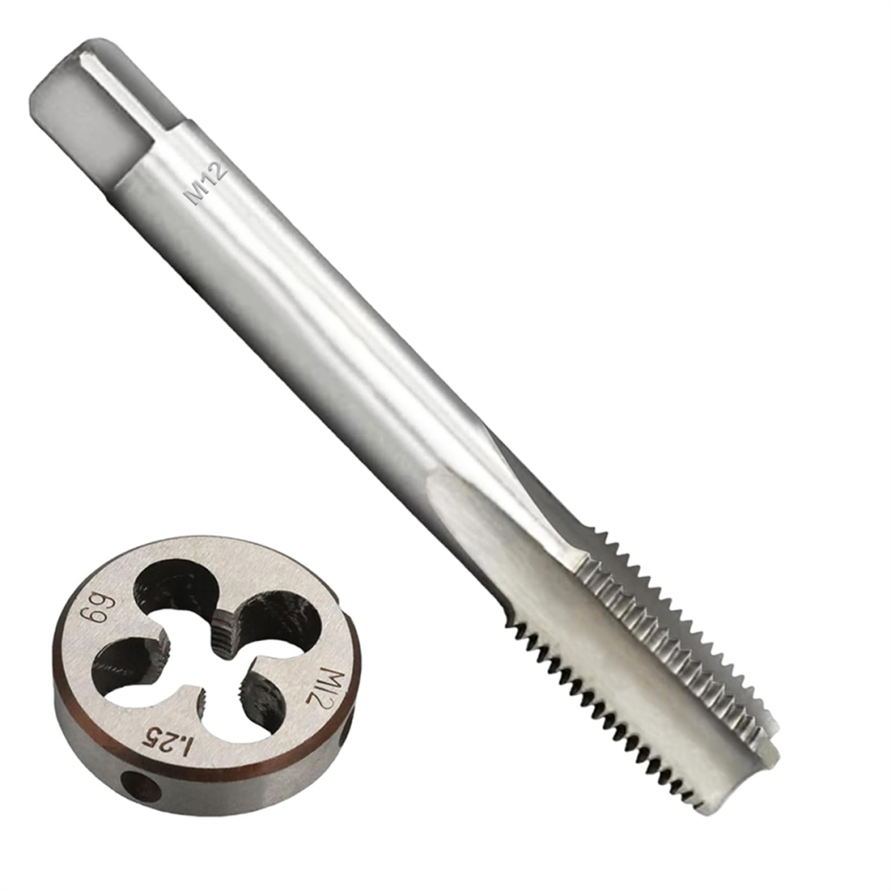 X 1.25 Metric Thread Tap And Die Set,High-Speed Steel Machine Tap 4713648025101