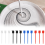 Epoxy Mixer Attachment for Drill, 12-Piece Set - Helix Paddles 6
