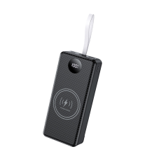 16x18650 Powerbank-etui 20000mAh hurtigopladning med LED-lys, B